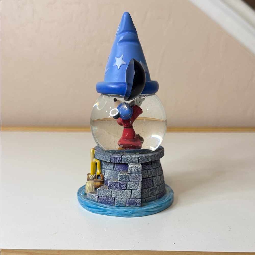 Disney Sorcerer Mickey Sculpture with Blue and Black Accents - Picture 2 of 5